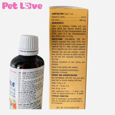 Bộ sản phẩm dinh dưỡng cho chó mèo Bio Pharmachemie