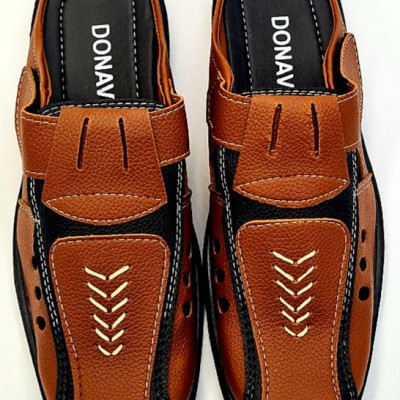  GIÀY DA LƯỜI NAM ĐẾ  CAO 3CM DONAVY CAO CẤP MAY FULL QUAI VÀ ĐẾ RẤT CHẮC CHẮN DGKM