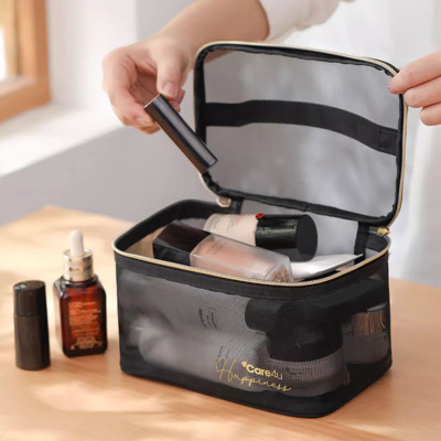 Túi đựng mỹ phẩm tiện lợi mang đi du lịch Care4u 21x12x13 cm