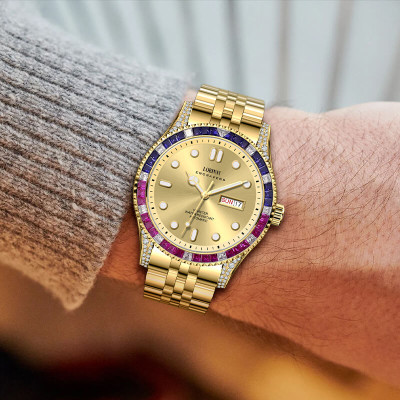 Đồng hồ nam chính hãng LOBINNI L19036-2,Kính Sapphire,chống xước,chống nước 50M,BH 24 tháng,máy cơ(Automatic)