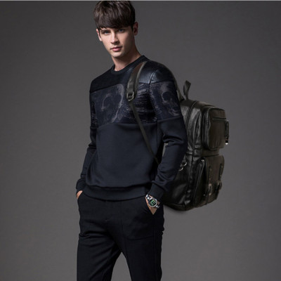 Ba lô da bò nam công suất lớn phong cách châu âu