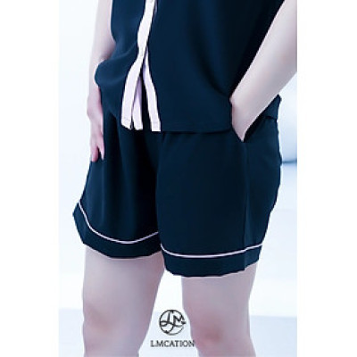 Quần đùi Pijama LMcation Alia - Màu đen
