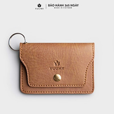 Ví Yuumy ( Thời trang nữ nắp gập cỡ nhỏ - Ví móc khóa da YMK10 )