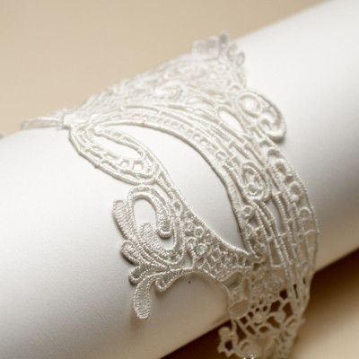 Mặt nạ ren Cosplay cho nữ - Màu trắng