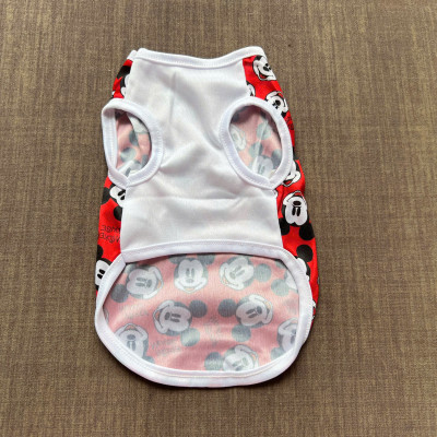 ÁO THUN BA LỖ MICKEY THÔNG HƠI SIÊU DỄ THƯƠNG TỪ 1-5KG DÀNH CHO THÚ CƯNG CHÓ MÈO