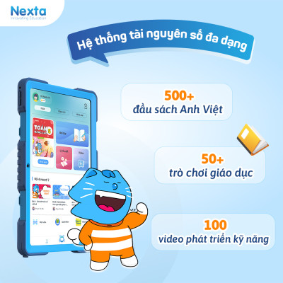 Máy Tính Bảng Học Tập Smart Study 1, Hàng Chính Hãng, Cho Trẻ Từ 5-12 Tuổi, 64GB, Tích Hợp Chương Trình Học Tập Toàn Diện