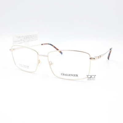 GỌNG KÍNH THỜI TRANG, PHOM VUÔNG, CHẤT LIỆU TITANIUM, CHÍNH HÃNG CHALLENGER CT3016