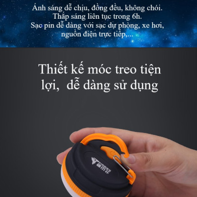 Đèn led dã ngoại sạc điện đa năng BSW-DJ008