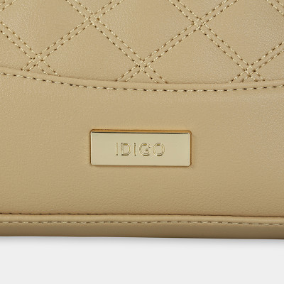 Túi xách nữ đeo vai công sở IDIGO FB2 - 3396, túi đeo chéo nữ đi chơi họa tiết chần trám