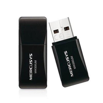 Usb wifi Mercusys 300Mbps tốc độ cao - Usb thu sóng wifi cho laptop PC máy bàn - Mercusys  - Hàng chính hãng