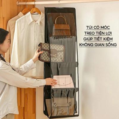 Túi Treo Bảo Quản Túi Xách 2 Mặt – Trong Suốt, Giữ Form, Chống Ẩm Mốc