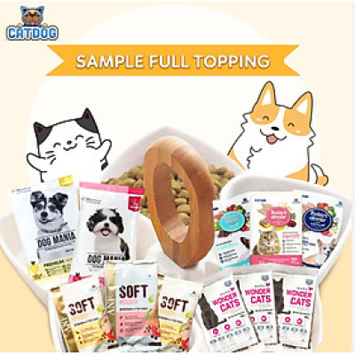 [40g] Hàng tặng không bán - Thức ăn chó mèo gói mẫu 40g Wonder Cats nhập khẩu Hàn Quốc