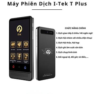 Máy Phiên Dịch Cao Cấp I-Tek T Plus - Hàng Chính Hãng - Bảo Hanh 12 Tháng.