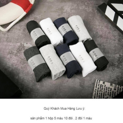 Combo 10 Đôi Tất / Vớ Chống Thối Chân - Hàng Cao Cấp - PaKaSa
