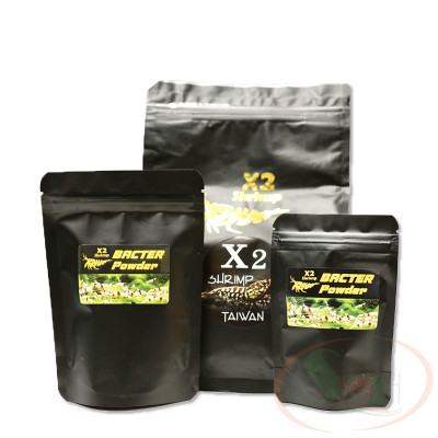 Vi sinh bột X2 Shrimp Bacter Powder enzyme 3 in 1 trải nền setup bể cá tép cảnh