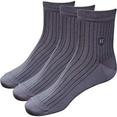 Combo 3 Đôi Vớ Nam Modal Donakein C12M3D1M02 - Xám (Free Size)