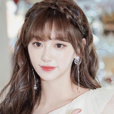 Băng đô nữ tóc tết màu đen thời trang 