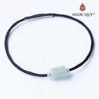 Vòng dây thép đá thạch anh dâu xanh aventurine mệnh hỏa, mộc - Ngọc Quý Gemstones