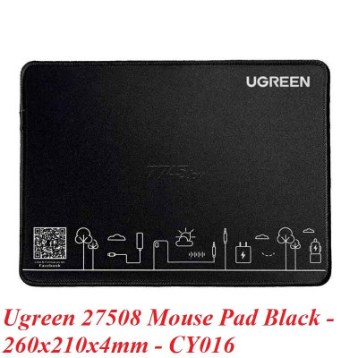 Ugreen UG27508CY016TK tấm lót chuột mouse pad màu đen - HÀNG CHÍNH HÃNG