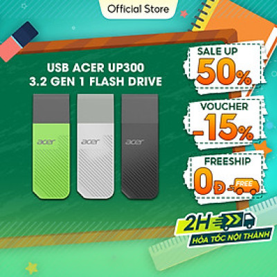USB 3.2 Gen 1 Acer UP300 dung lượng USB 8GB - 1TB - Hàng chính hãng 