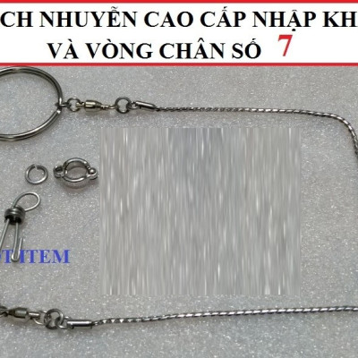 1 cầu đứng cây đậu xoắn trung (40*30*50) kèm xích nhuyễn 0.8 và vòng chân cho các dòng vẹt