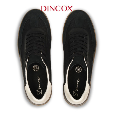 Giày Sneaker Vải Canvas Nam DC35 Black Dincox Shoes