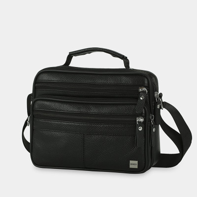 Túi xách công sở nam da thật cao cấp IDIGO MB1 - 6020, túi đeo chéo đi chơi năng động