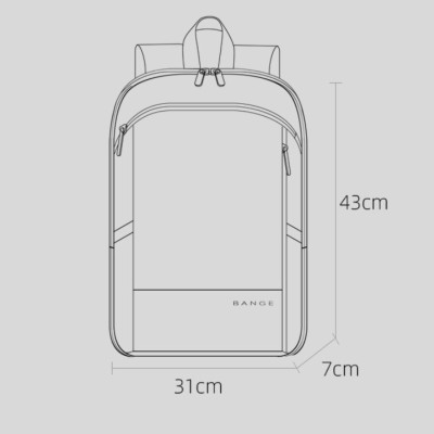 Balo laptop nam cao cấp phong cách mới 15,6"