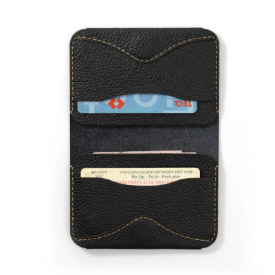Ví Sen hít , chất liệu da bò, hiệu Khắc Tên - Hàng chính hãng