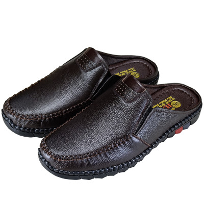 Giày Sục Nam HA NAM Da Bò Thật Cao Cấp GSB20171