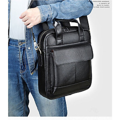 Túi xách công sở nam - Túi đeo chéo nam BHM8579 vừa laptop 13inch, tài liệu A4