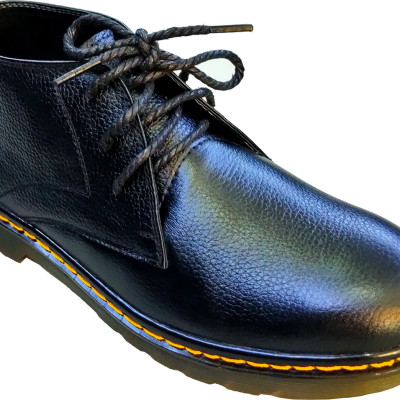 Giày boots nam cổ lửng HÀ NAM da bò thật đế đốc tờ cao cấp DT2020