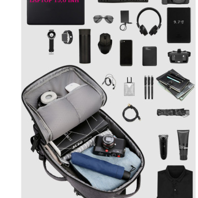 Ba lô thông minh đa năng siêu cao cấp nam sạc USB tiện dụng chứa máy tính 14 đến 17 inh