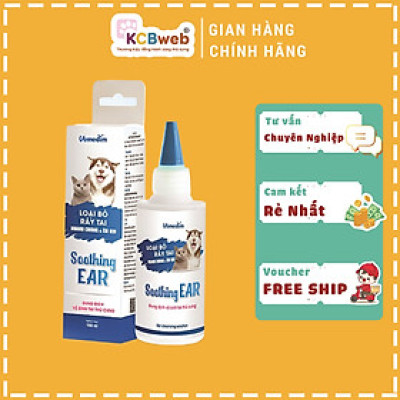 Nước vệ sinh tai cho chó mèo Vemedim Soothing Ear