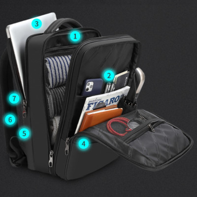 Balo du lịch thông minh đa chức năng thời trang cao cấp phong cách mới