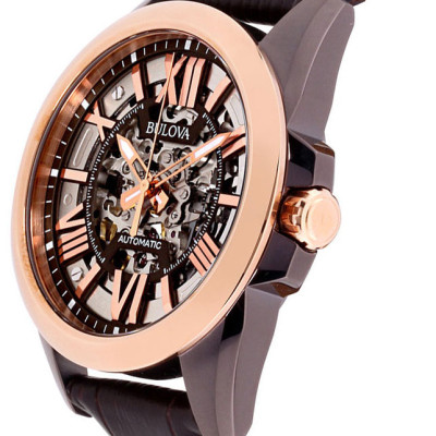 Đồng Hồ Nam Bulova Dây Da 98A165 - Mặt Trắng