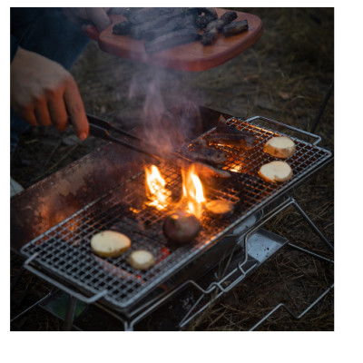 Bếp nướng than hoa gấp gọn cho 5-8 người Campingmoon MT-3