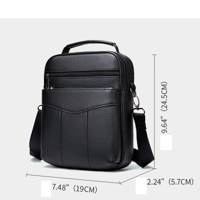 Túi đeo chéo nam DA BÒ THẬT phong cách mới  - BEE GEE DCN9217