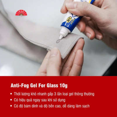 Gel lau kính chống bám sương mù, hơi nước cho mắt kính