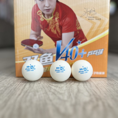 50-100 Quả Bóng Bàn Luyện Tập Double Fish V40+ 1 sao
