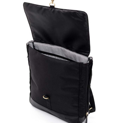 Balo Nữ SOLO Austin Hybrid Tote Ngăn laptop 13.3 inch màu đen phối phụ kiện mạ vàng Mã EXE803 Bảo hành 5 năm chính hãng