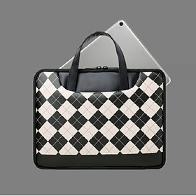 Túi xách da chống sốc laptop máy tính , túi công sở nữ cặp đựng laptop cute dễ thương