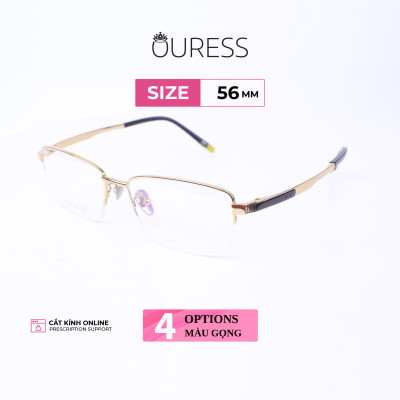 Gọng kính titanium thời trang nam siêu nhẹ siêu bền OURESS sw10007