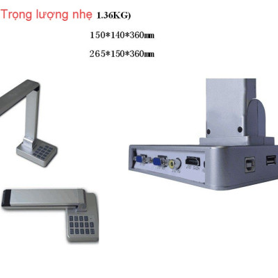 ROGTZ - Máy Chiếu Vật Thể Scan Tài Liệu Màu Tốc Độ Cao K800 Plus Lấy Nét Tự Động Scan A3/A4/A5 Camera 10MP Kết Nối VGA - HDMI - USB - AV Google Meet Văn Phòng Lớp Học DirectConnect Visualizer UltraZoom GoogleMeet Office Classroom Hàng Chính Hãng