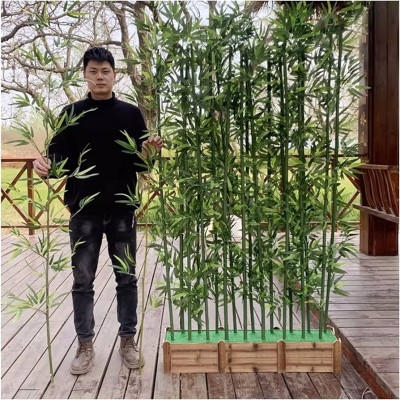 Trúc giả trang trí nhà cửa Set cây trúc giả nhiều lá loại 1 - 3 kích thước - Cây giả, hoa lụa Decor trang trí nhà cửa