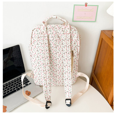 Balo đựng laptop 14 inch, ba lô sinh viên đựng máy tính vải polyester hoạt hình dễ thương IDIGO FBP6 - 3393