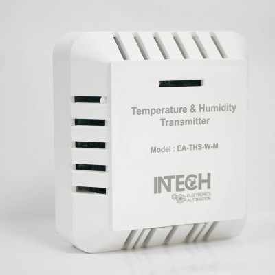 Cảm biến nhiệt độ, độ ẩm gắn tường Intech EA-THS-W-L (không dây)- Hàng chính hãng