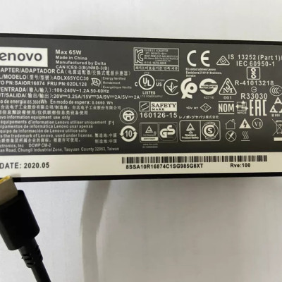 Sạc dành cho Laptop Lenovo YOGA S730-13IWL, Duet 7, ThinkPad X13 Gen2, ThinkPad X270, X280 TYPE-C Hàng nhập khẩu. 