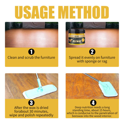 Sáp Ong Dùng Đánh Bóng Đồ Nội Thất Sàn Gỗ Chống Thấm Nước Tiện Dụng