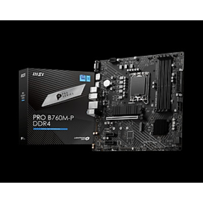 Mainboard MSI PRO B760M-P DDR4 ( B760/LGA1700/M-ATX/4 x DDR4/128GB ) - Hàng Chính Hãng